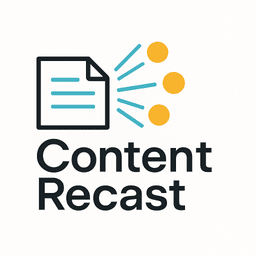 Content Repurposing AI Platform startup logo on Aura++