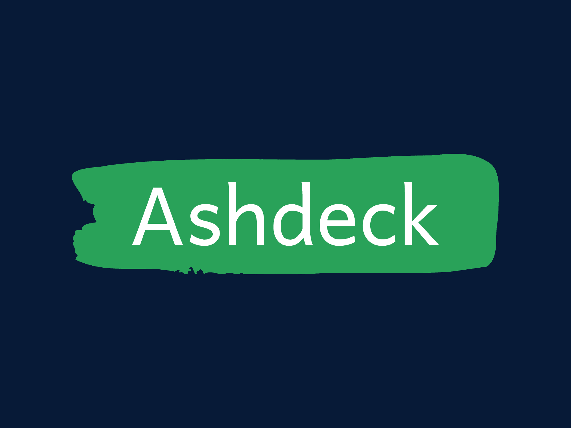 Ashdeck - Focus & Goal Tracking Tool logo