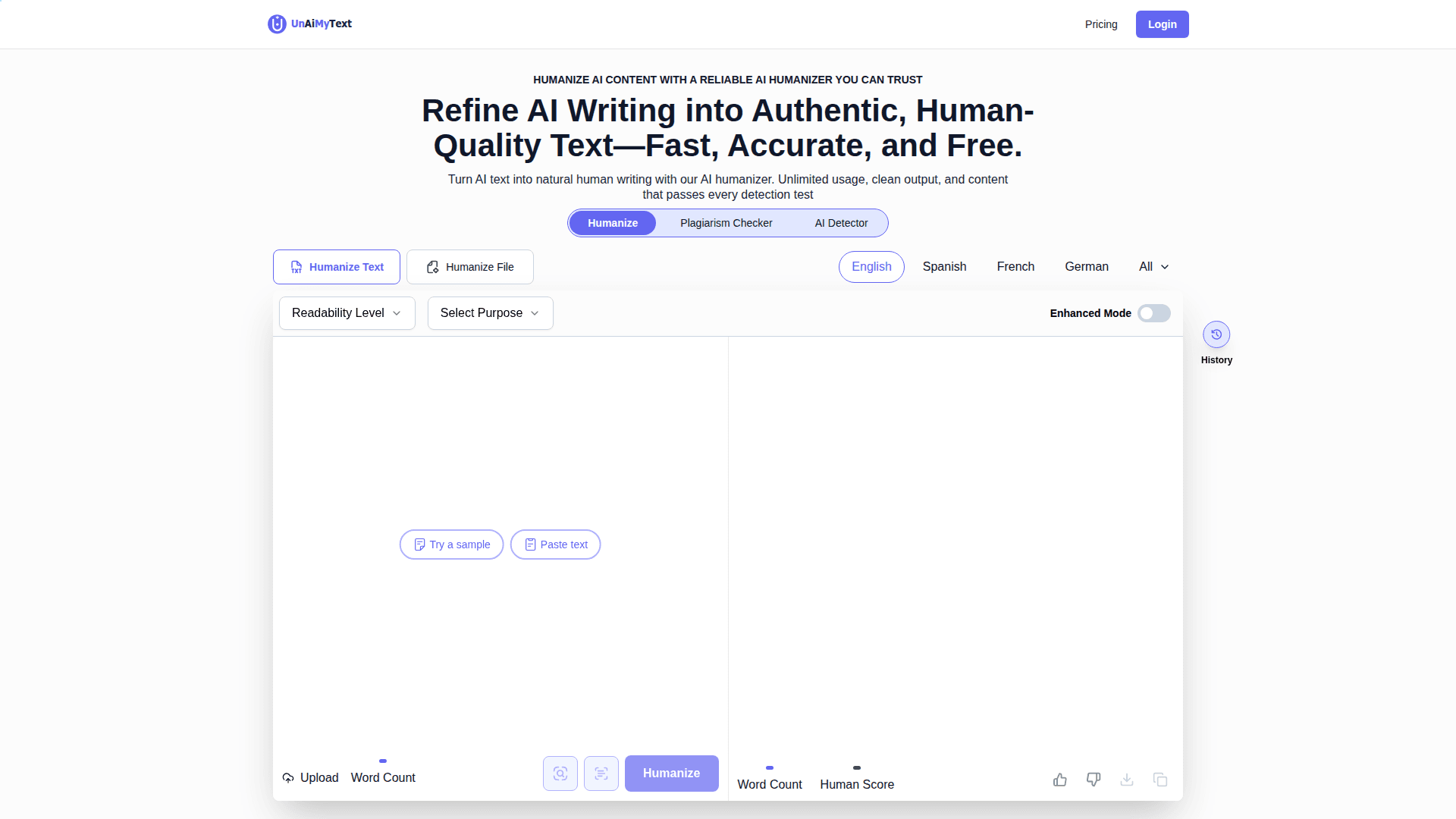 AI Humanizer for Natural Content