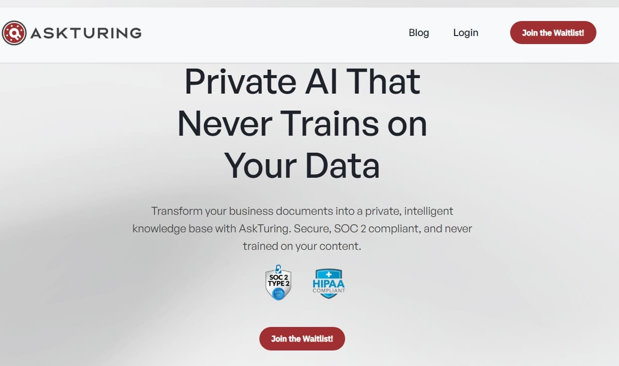 AskTuring Private AI Platform - Product Image