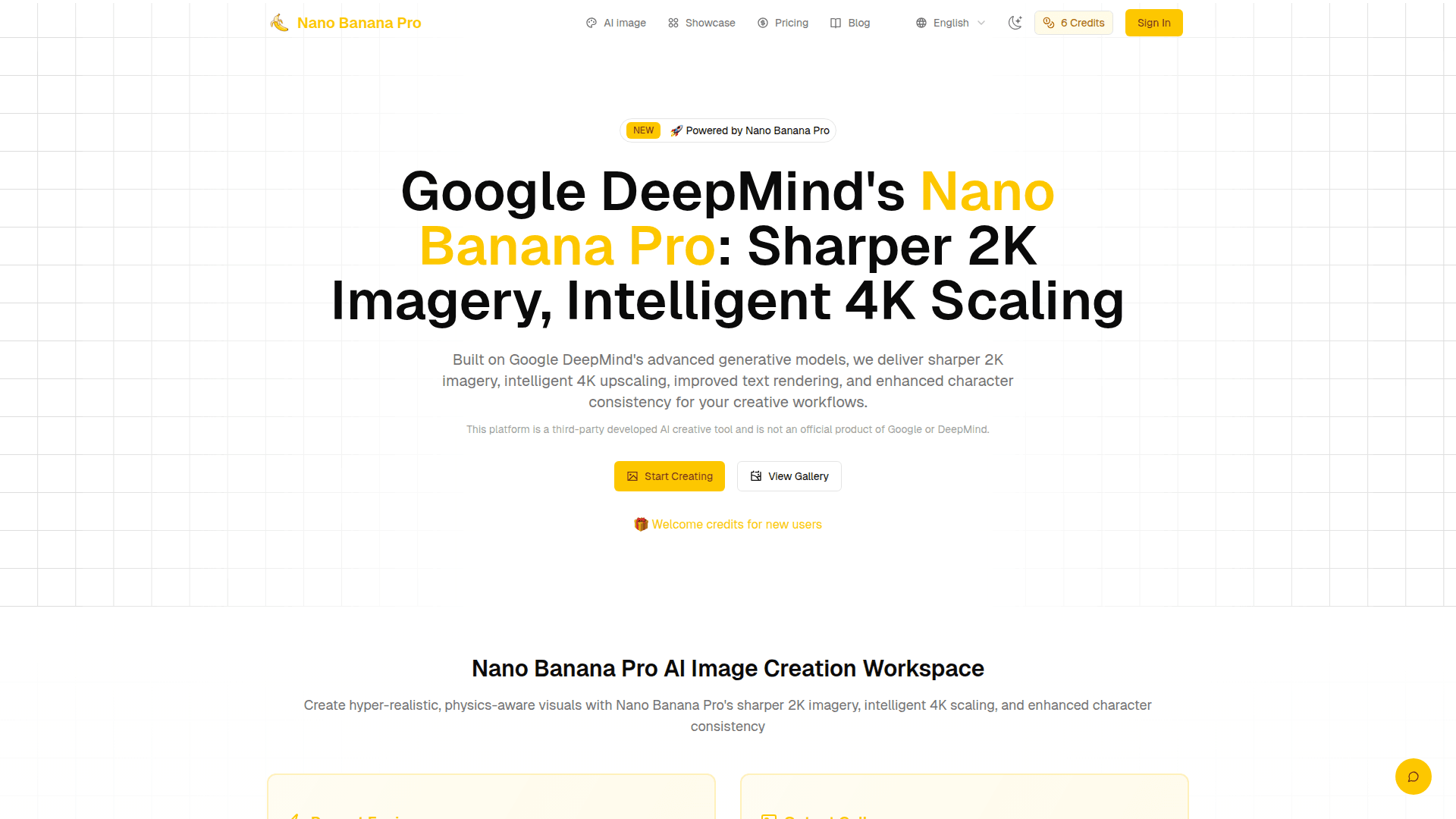 Nano Banana Pro AI Image Generator product preview for startup listing on Aura++