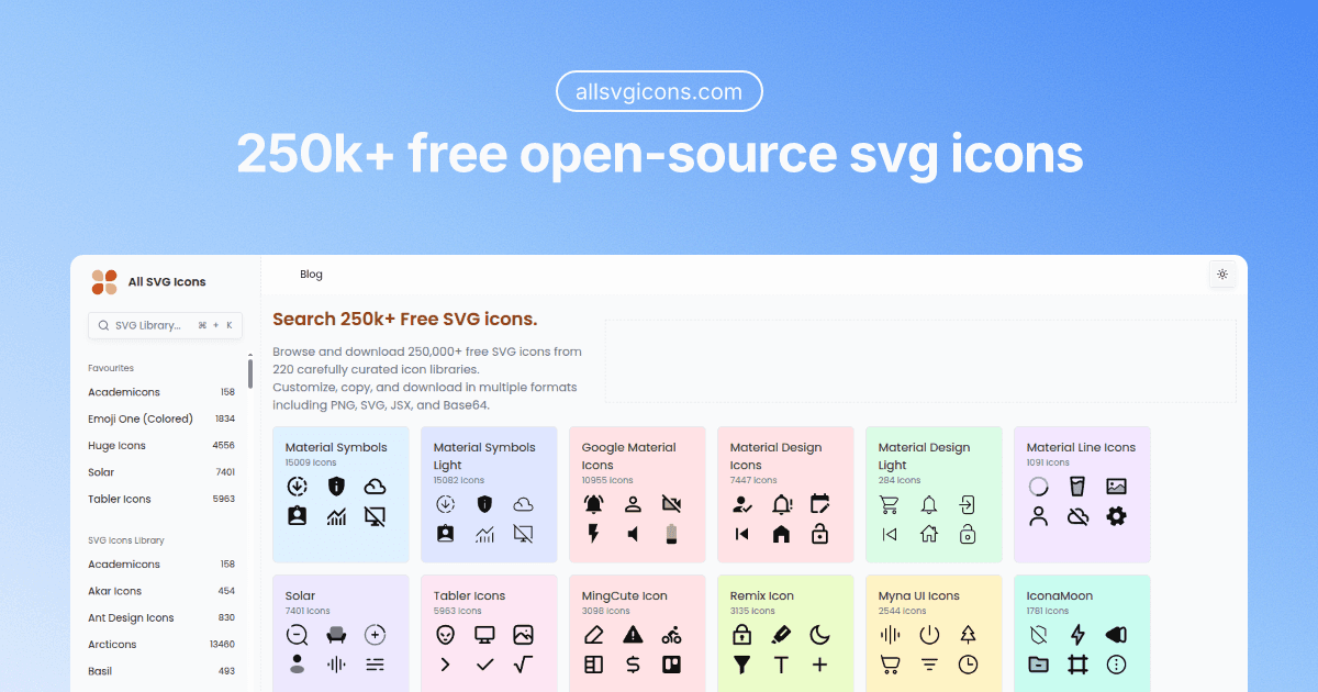 All SVG Icons - Product Image