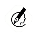 Create a Caricature with AI startup logo on Aura++