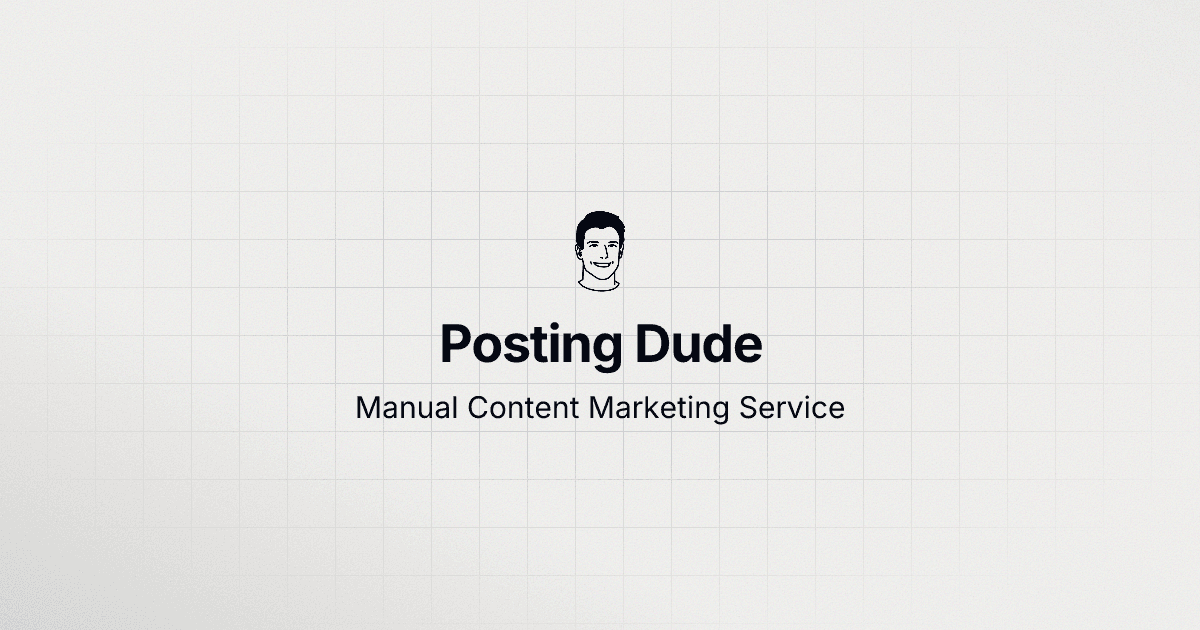 Posting Dude - Content Distribution & Marketing Service