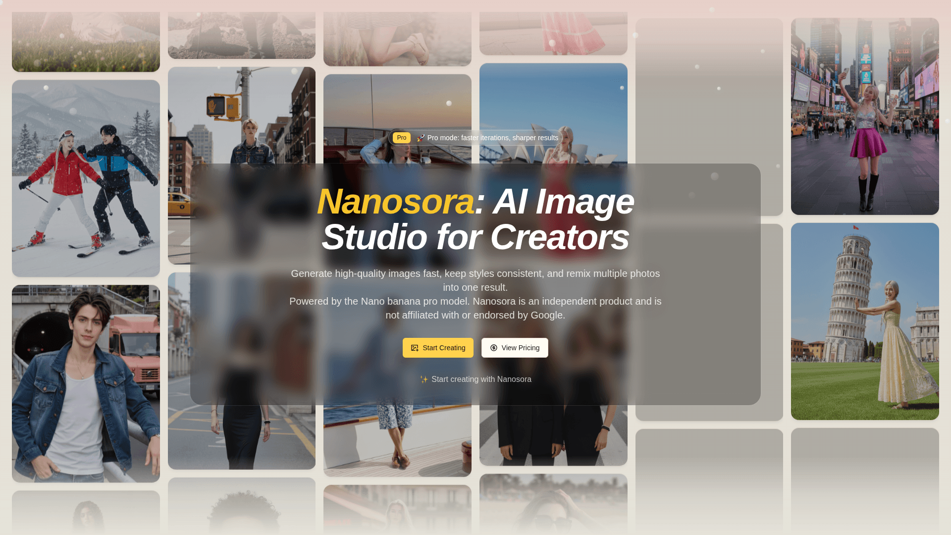Nanosora AI Image Studio