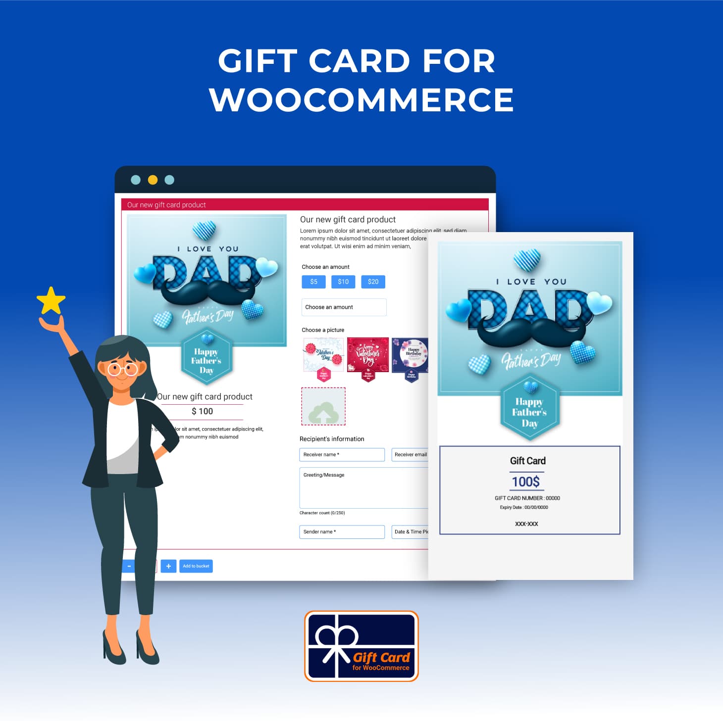 Gift Card For Woocommerce - Product Image