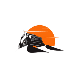Dubai Desert Tour startup logo on Aura++