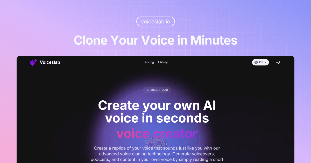 AI Voice Cloning Platform