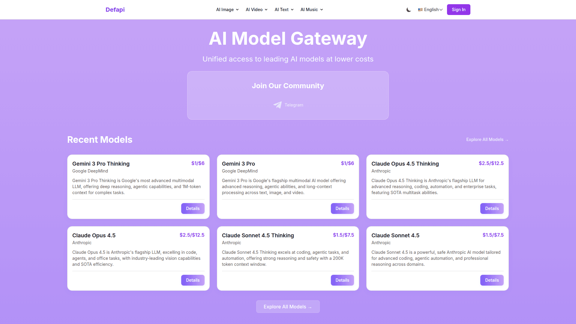 Defapi AI Model Gateway - Product Image