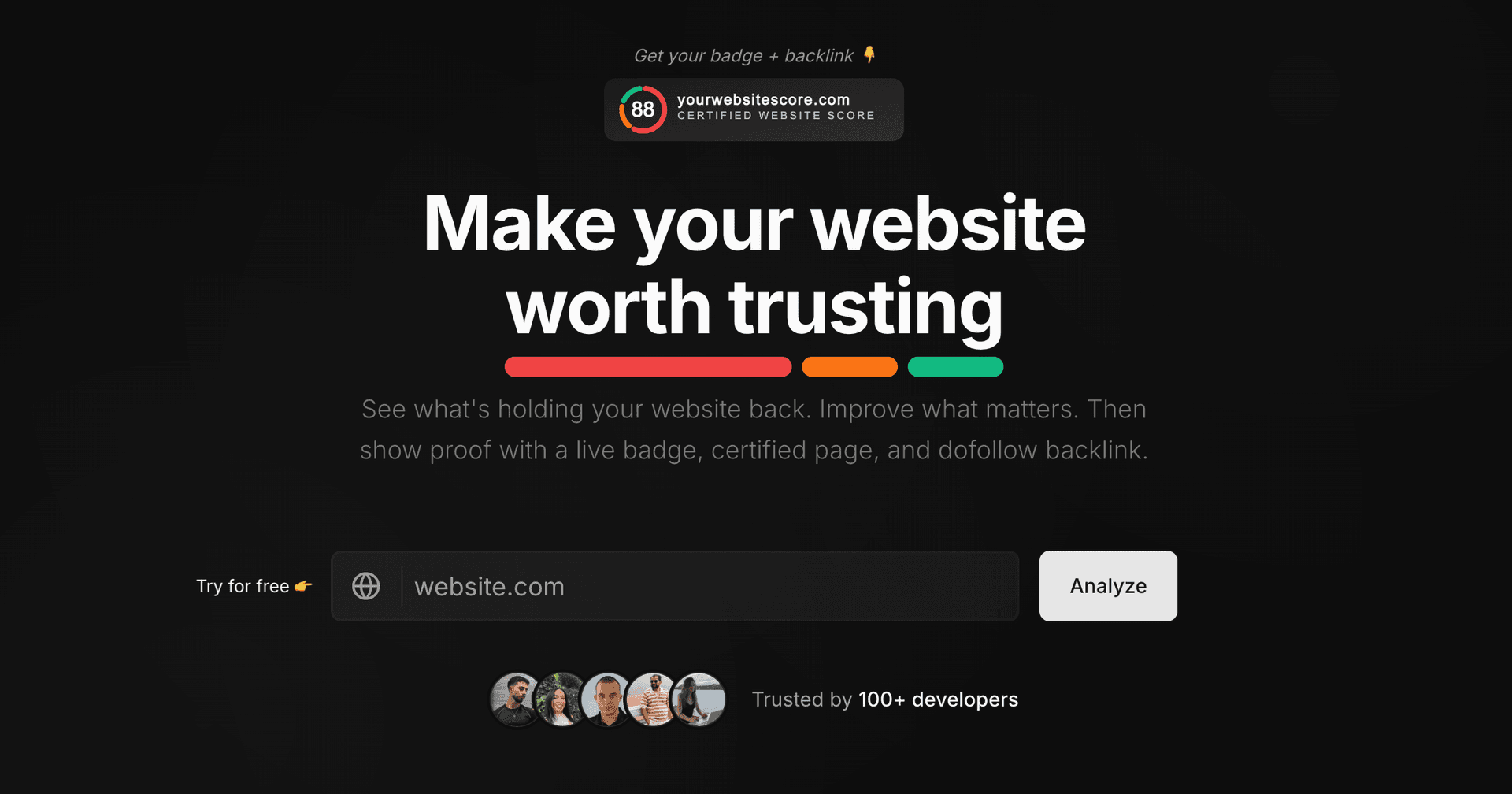 YourWebsiteScore - Product Image
