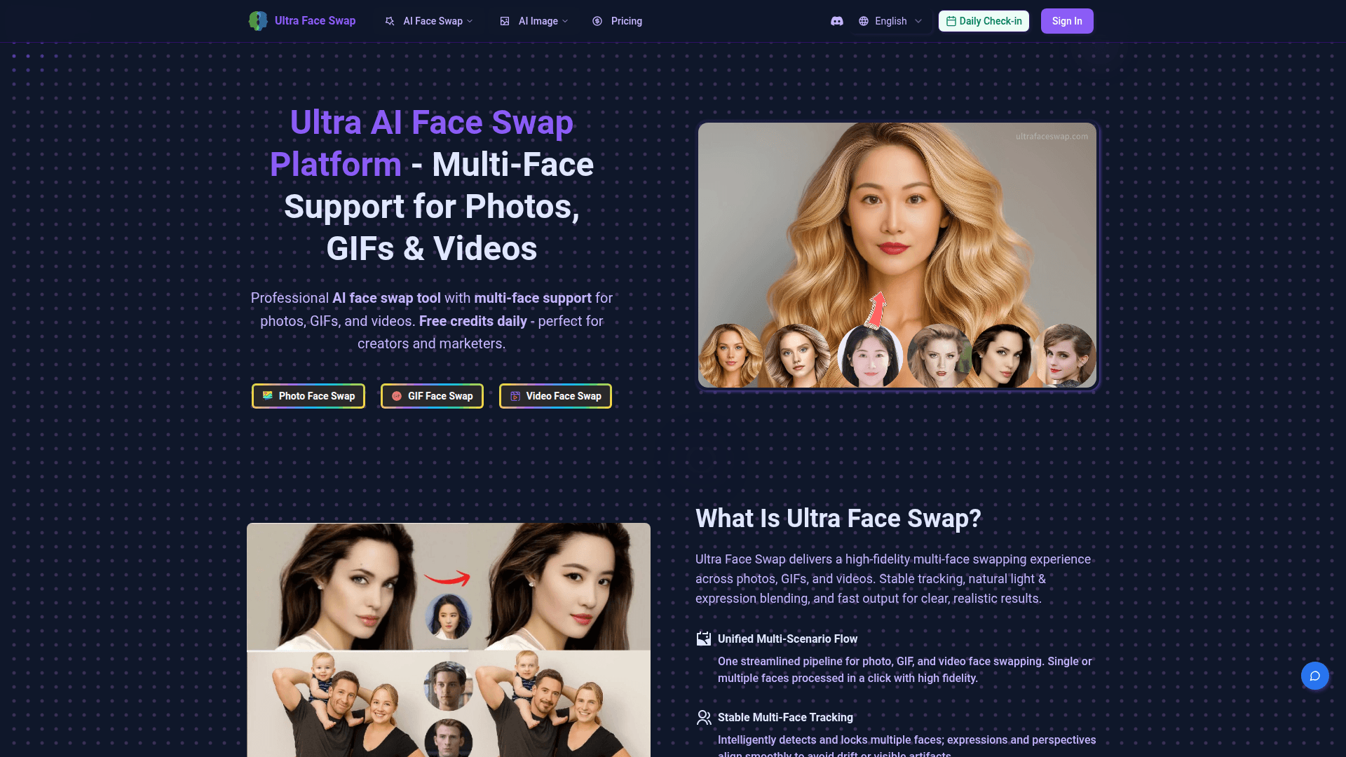 Ultra Face Swap AI Platform