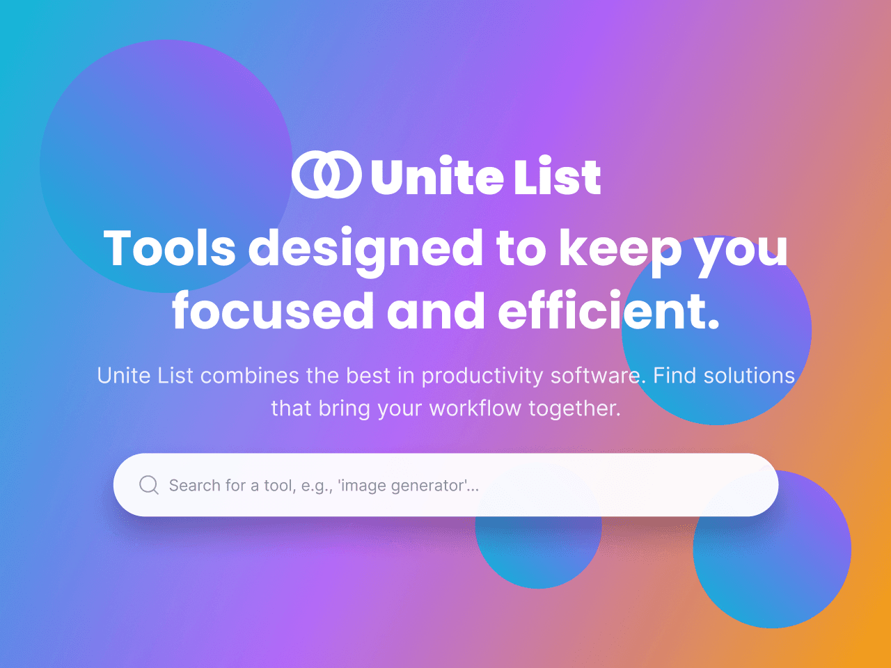 Unite List Productivity Hub - Product Image