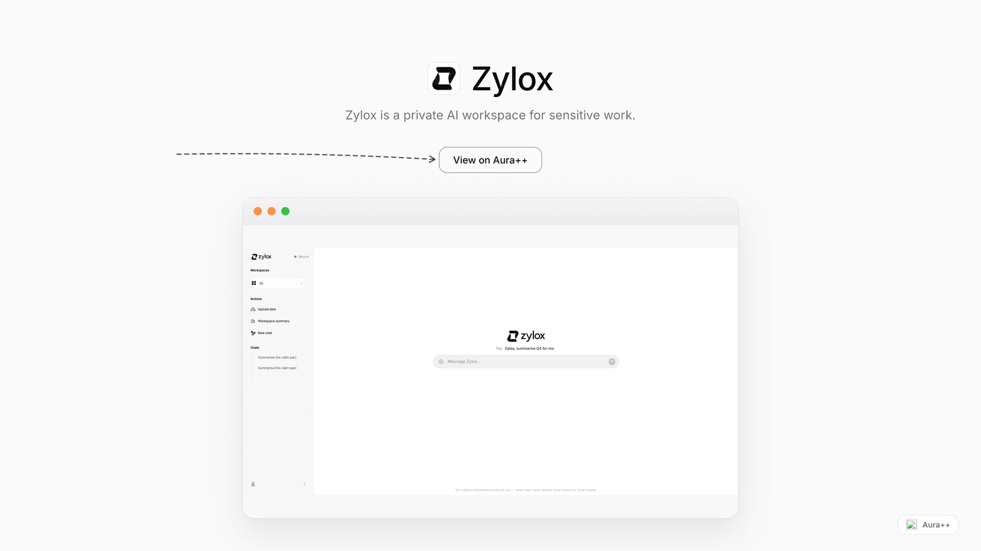 Zylox  launch story featured image on Aura++