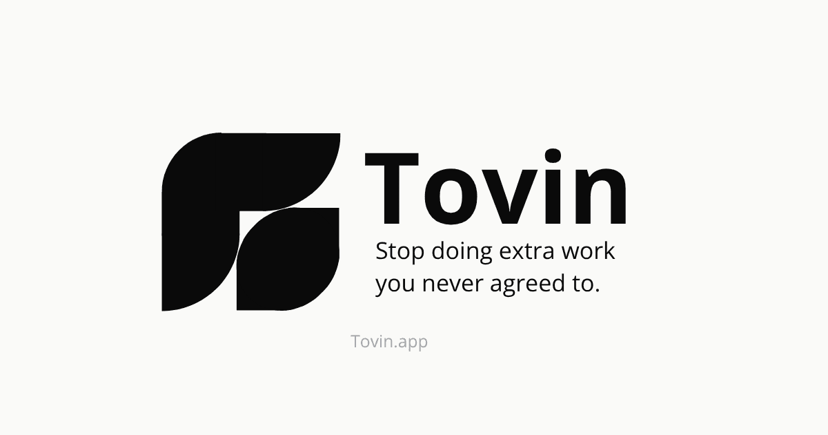 Tovin Freelance Scope Tracker - Product Image