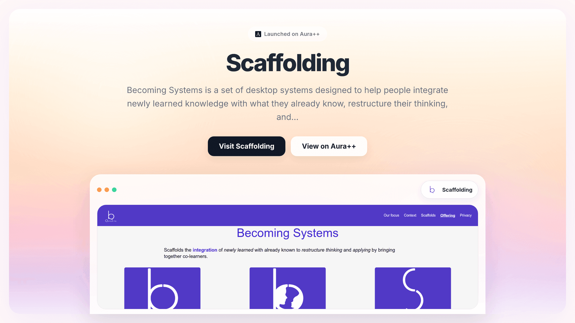 Scaffolding
