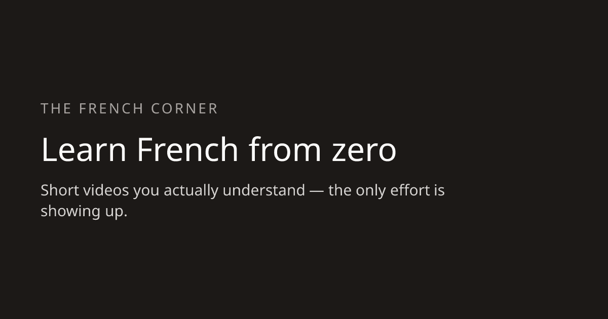 French Learning Platform with Illustrated Videos product preview for startup listing on Aura++