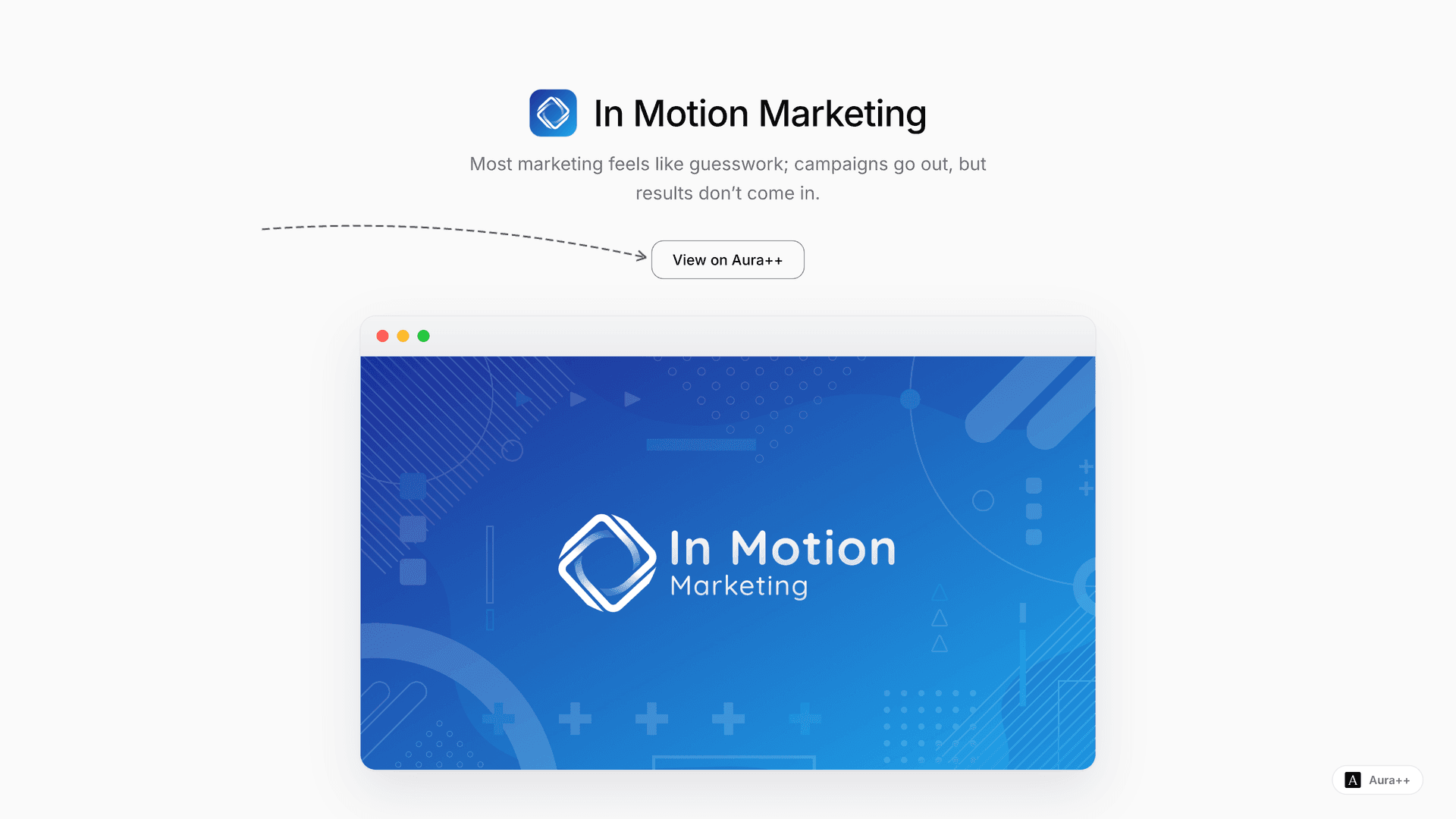 Improve Marketing ROI with In Motion's Data-Driven Systems