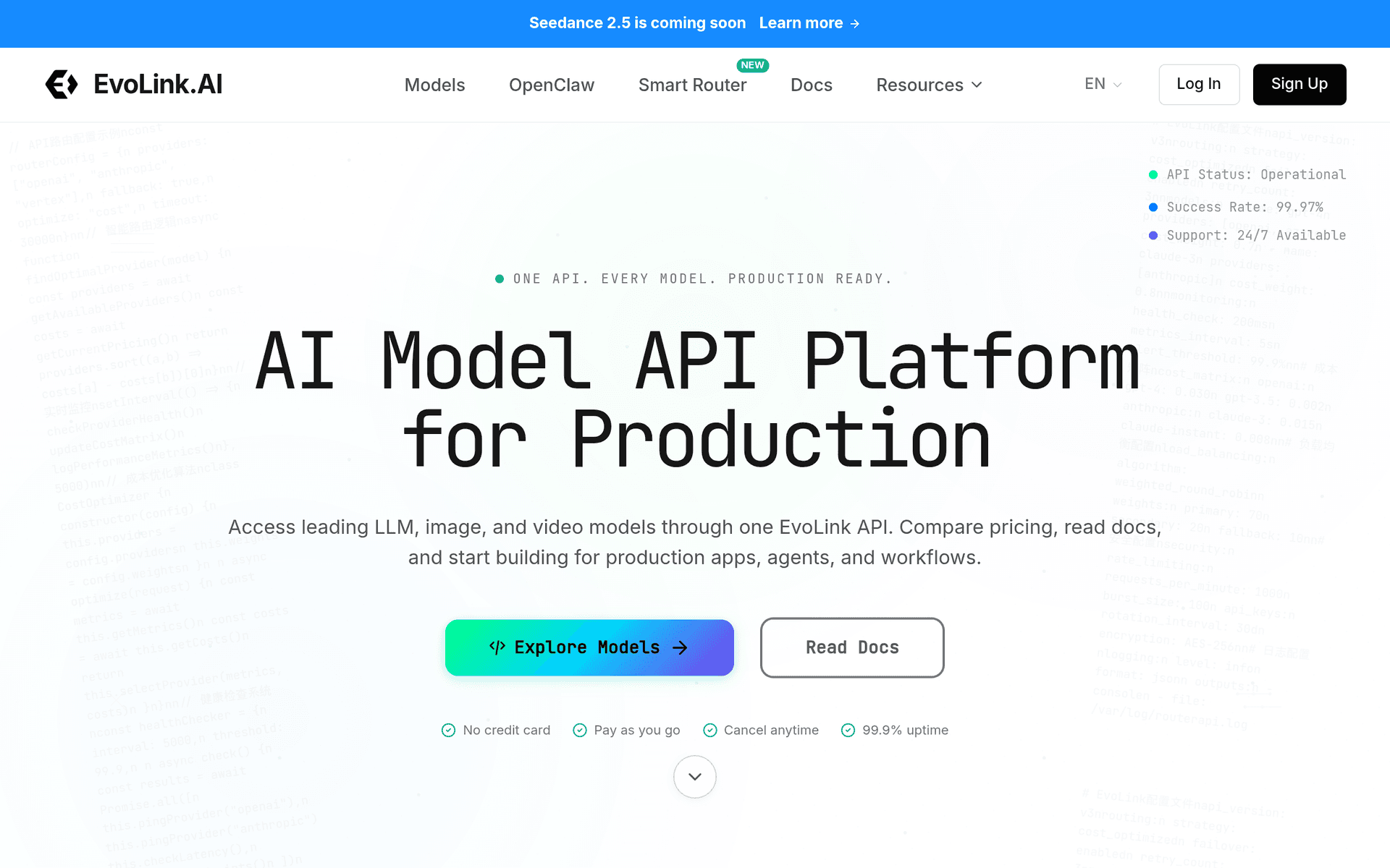 EvoLink product preview for startup listing on Aura++