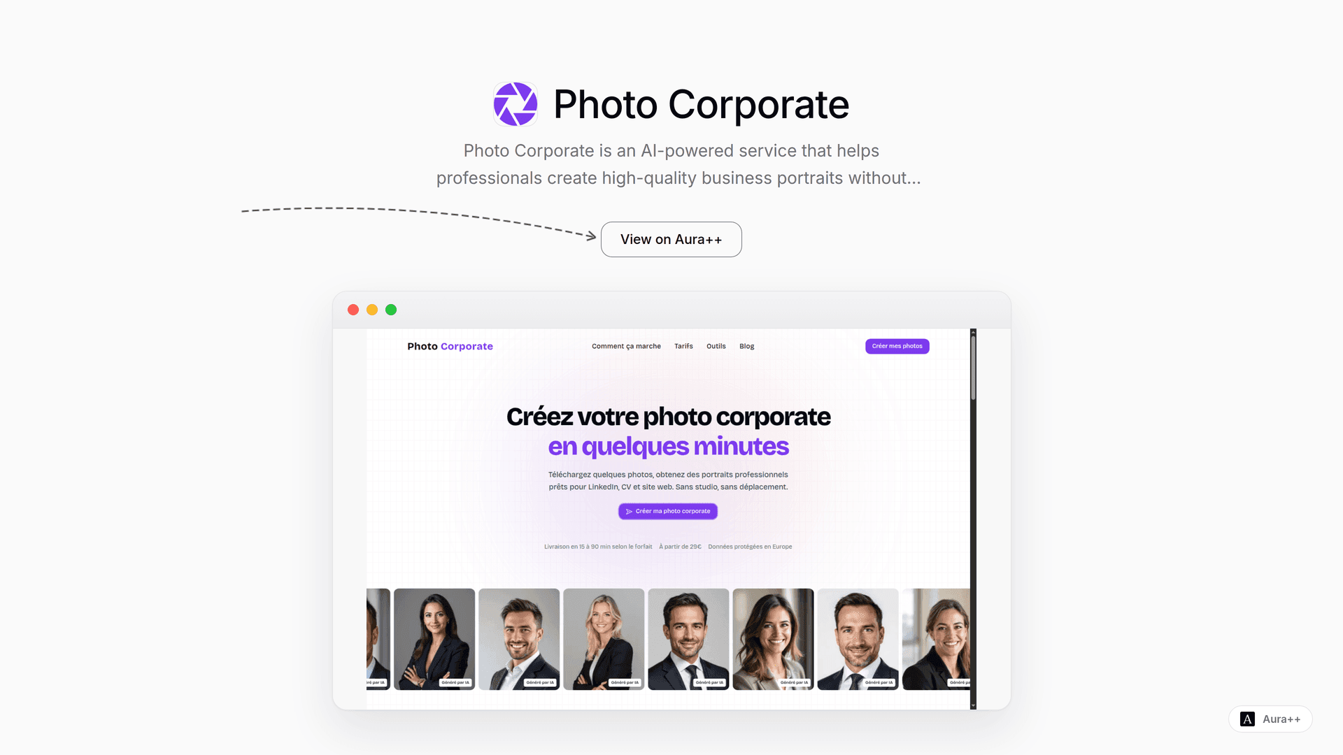Transform Selfies into Professional Headshots with Photo Corporate