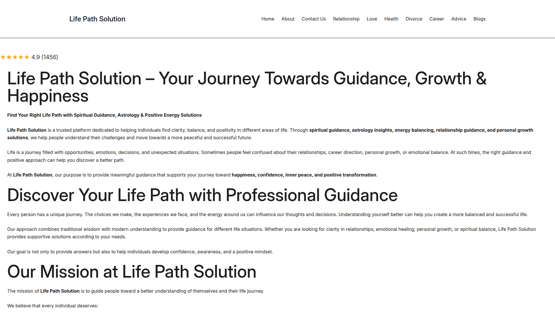 Life Path Guidance Platform