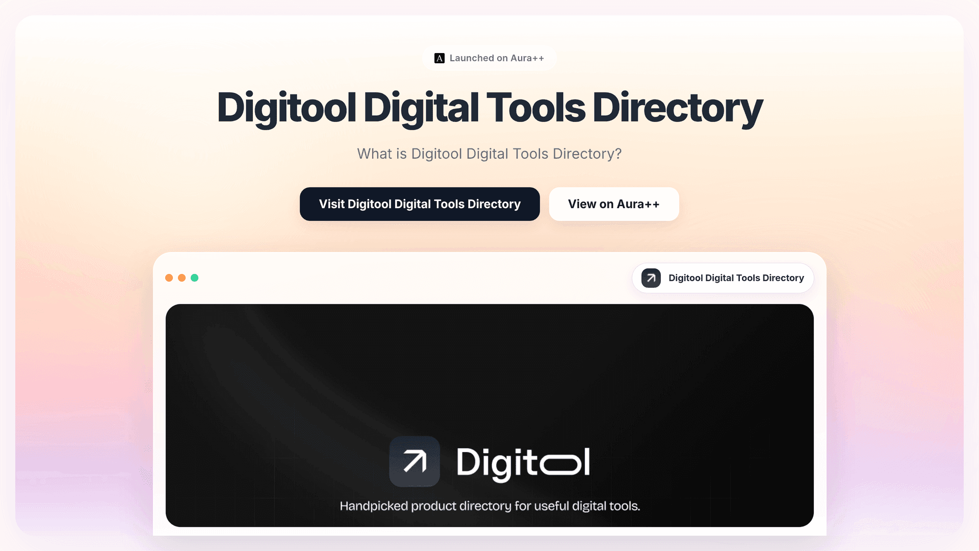 Discover the Best Digital Tools with Digitool's Curated Directory