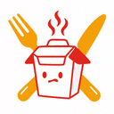 Fake Food Delivery Simulator startup logo on Aura++