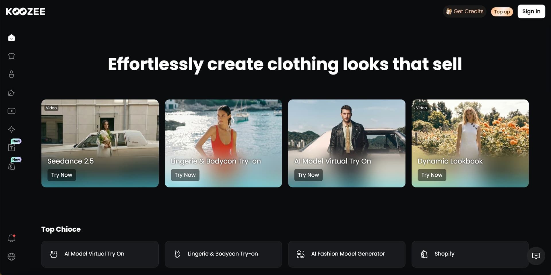 Koozee product preview for startup listing on Aura++