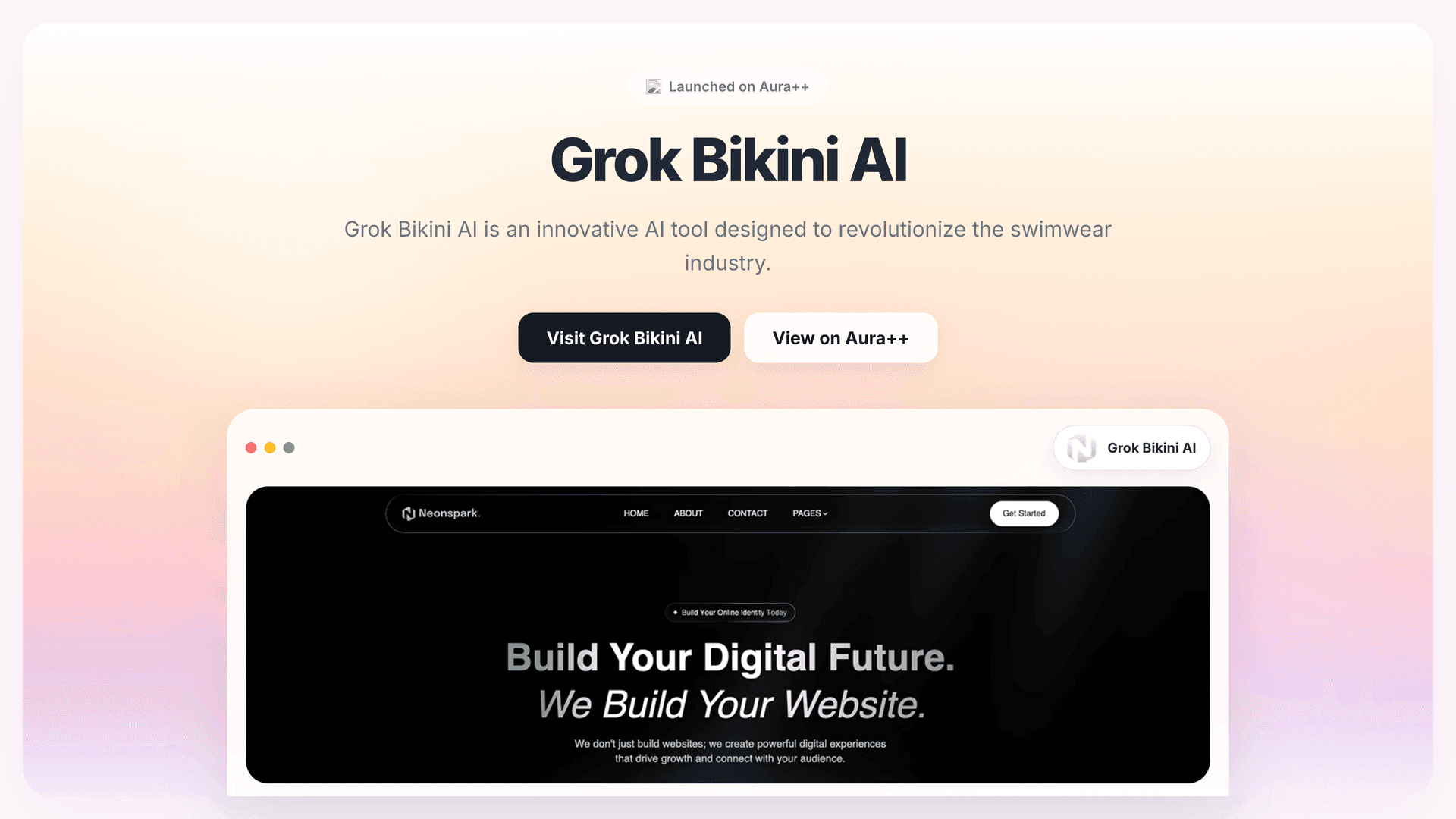 Grok Bikini AI launch featured image on Aura++