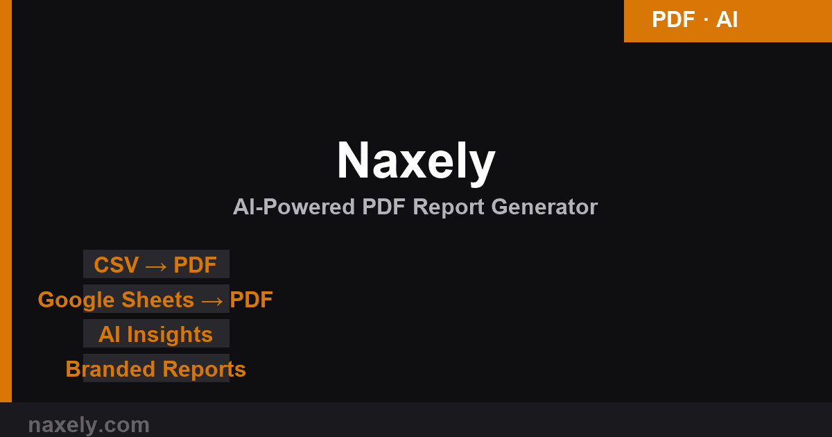 Naxely: Automated Client Report Generator