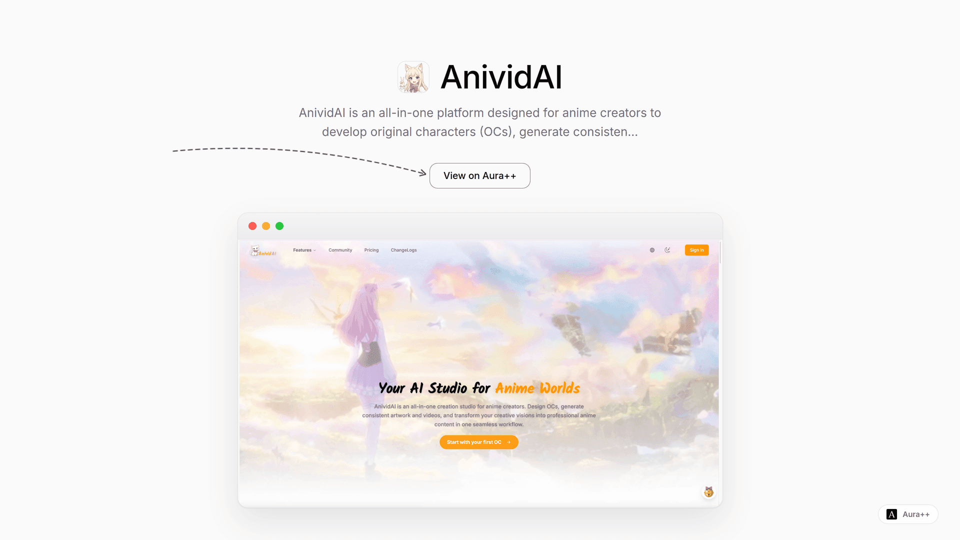 AnividAI: AI-Powered Anime Creation Platform