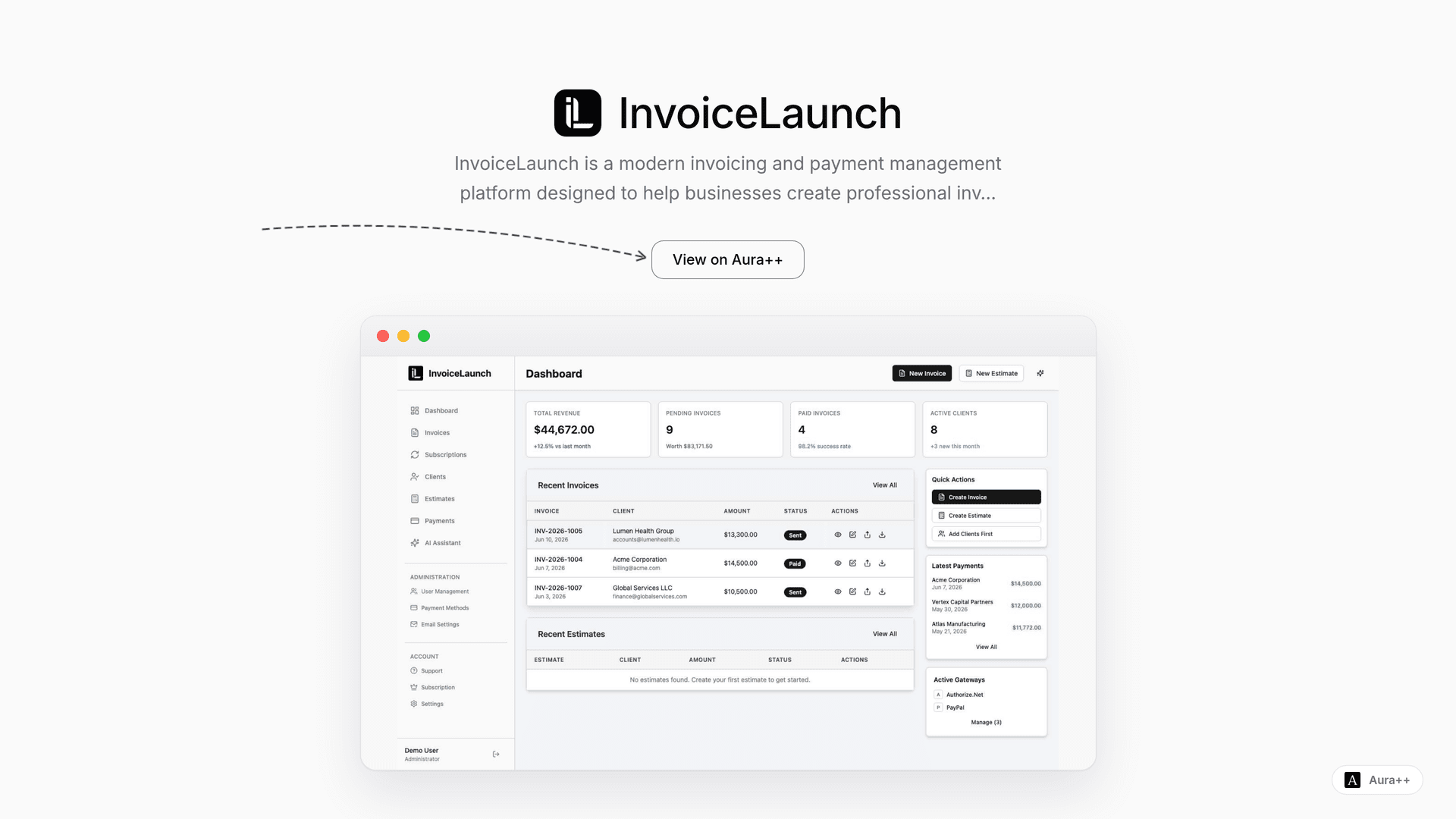 Streamline Billing Workflows with InvoiceLaunch's AI Tools