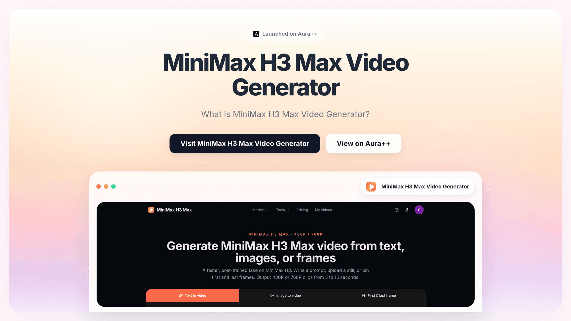 Effortless Video Creation: MiniMax H3 Max for Quick Clips