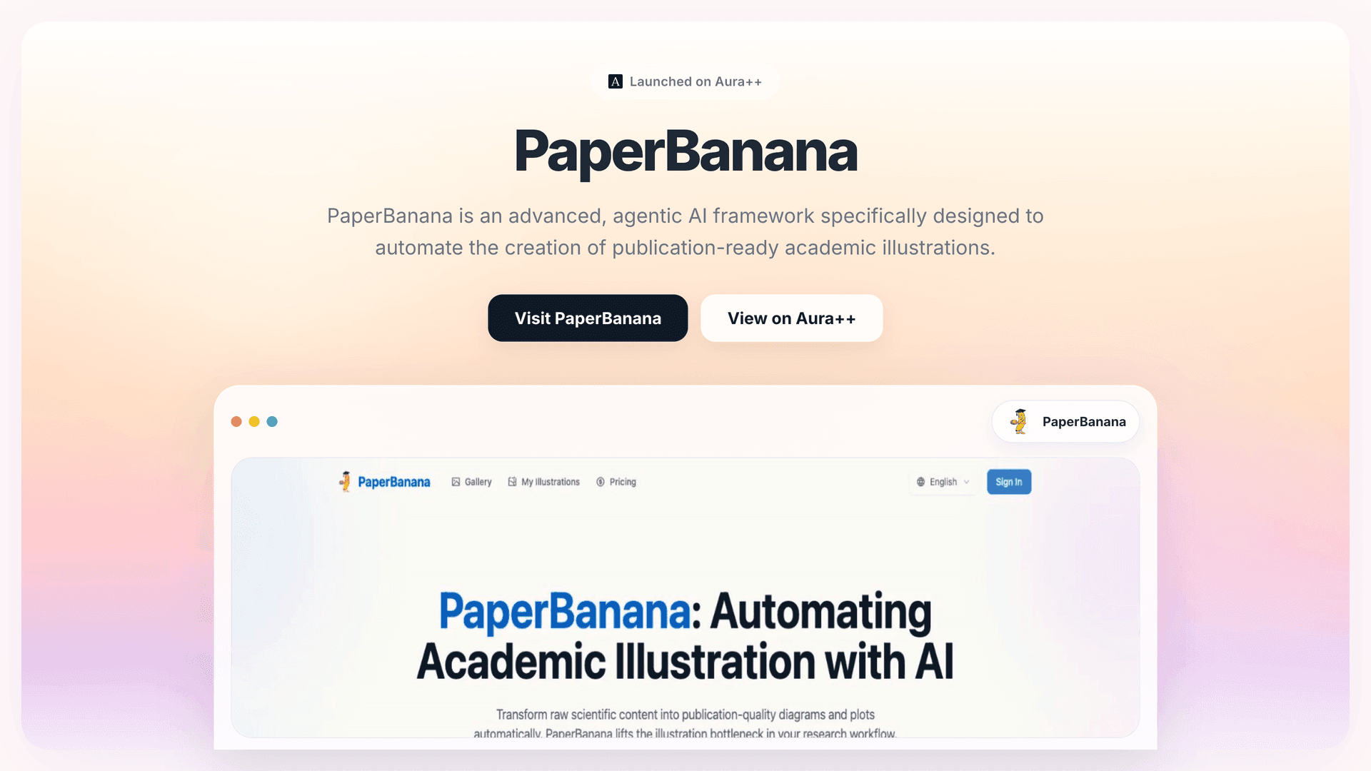 PaperBanana launch story featured image on Aura++