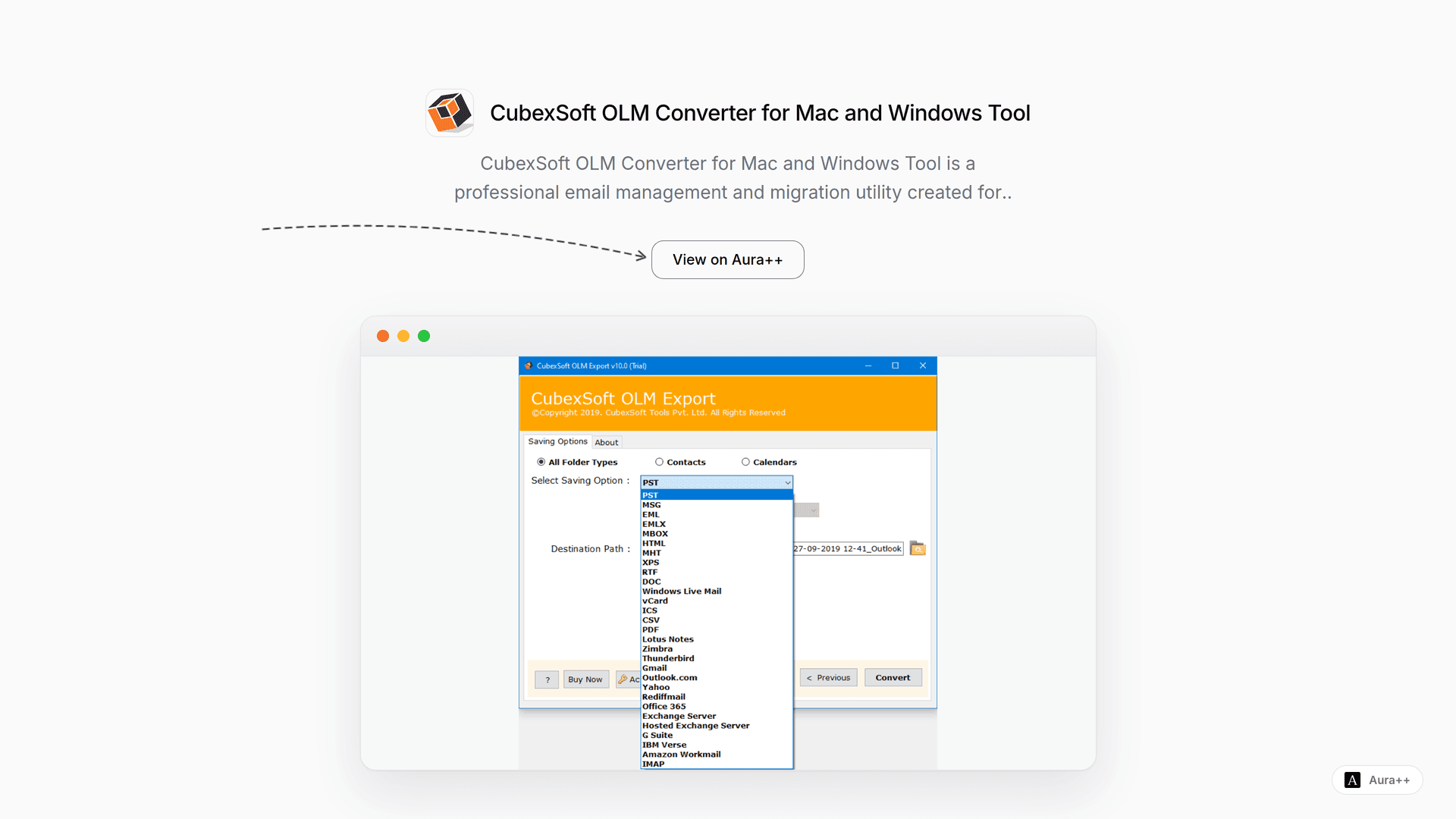 Streamline OLM File Migration with CubexSoft's Versatile Tool