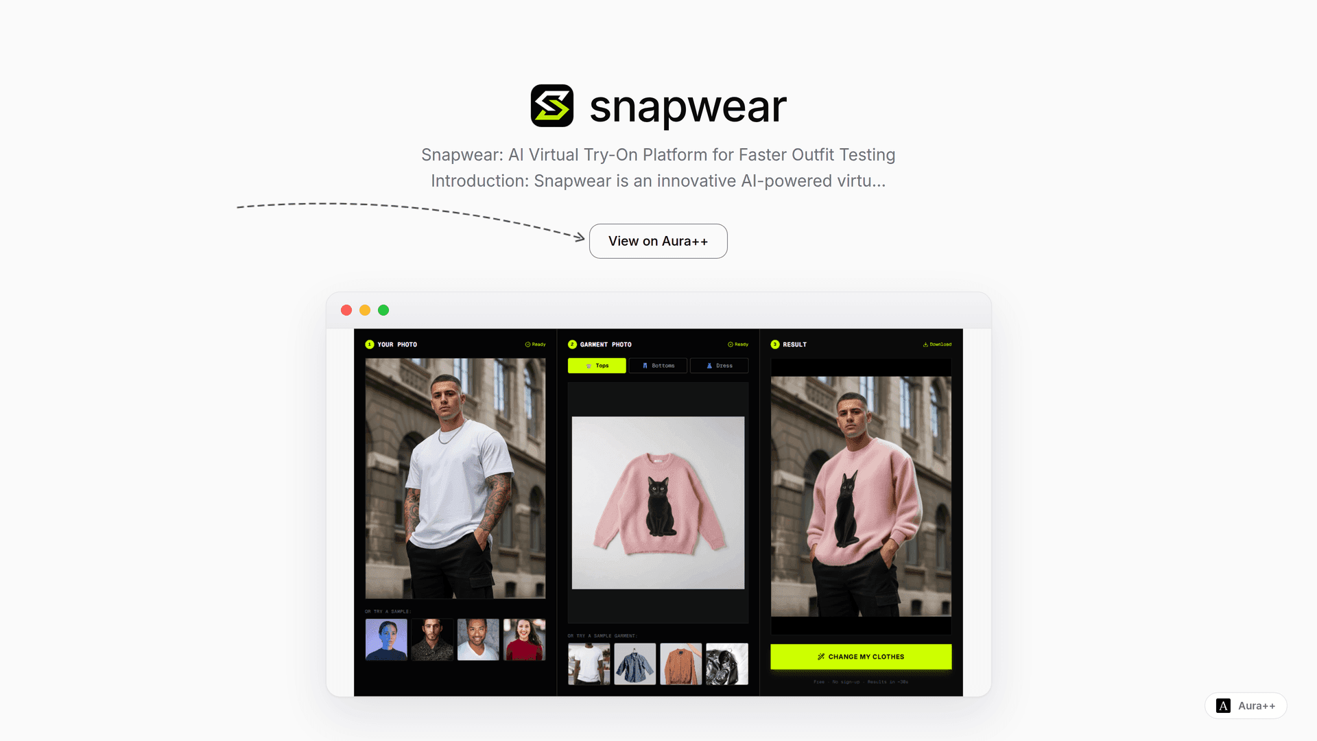 AI Virtual Try-On: How Snapwear Enhances Fashion E-commerce