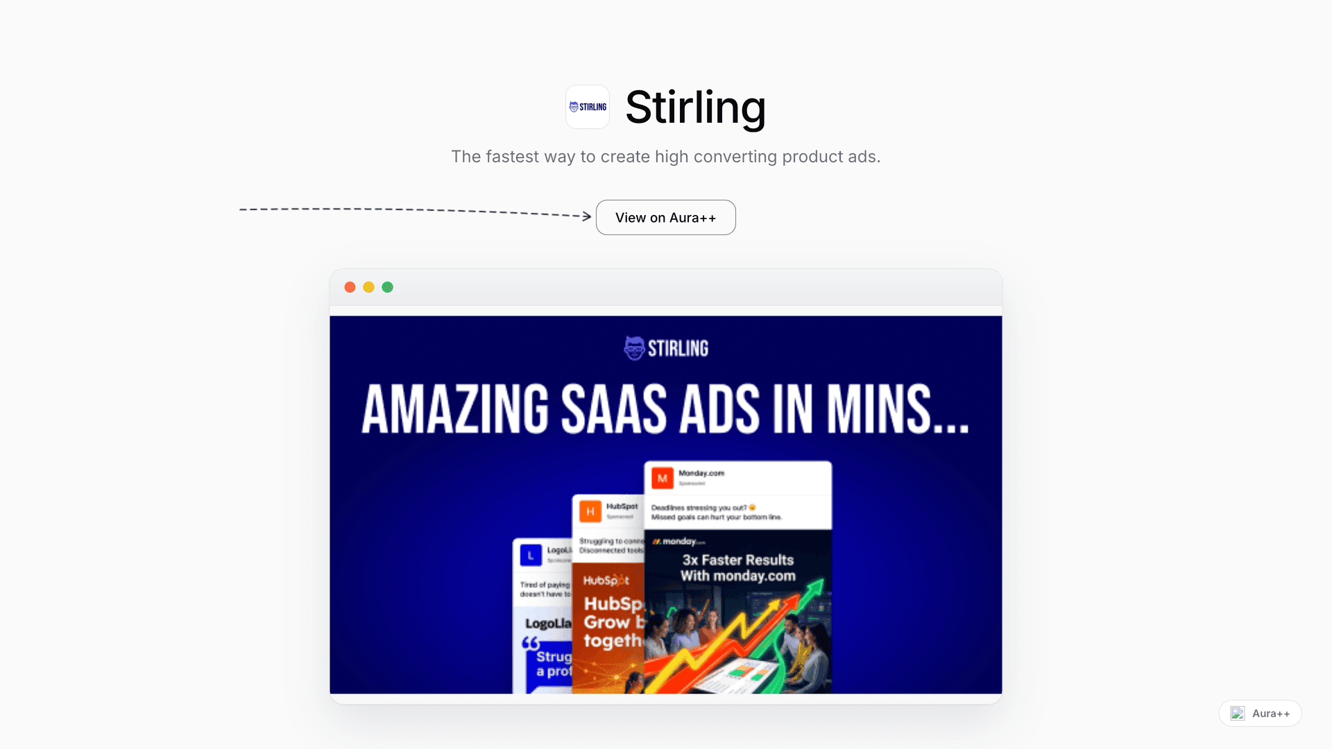 Stirling launch story featured image on Aura++