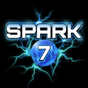 Spark7 startup logo on Aura++