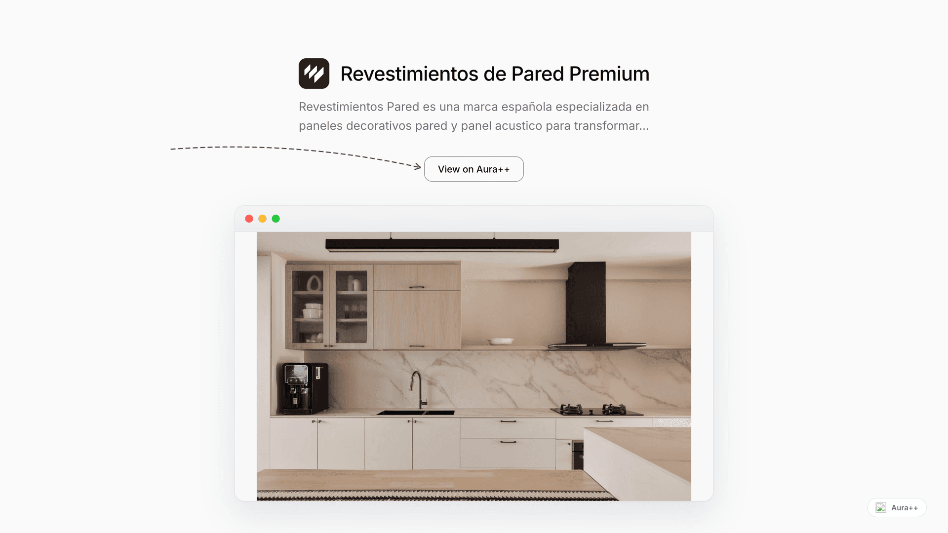 Revestimientos de Pared Premium launch story featured image on Aura++