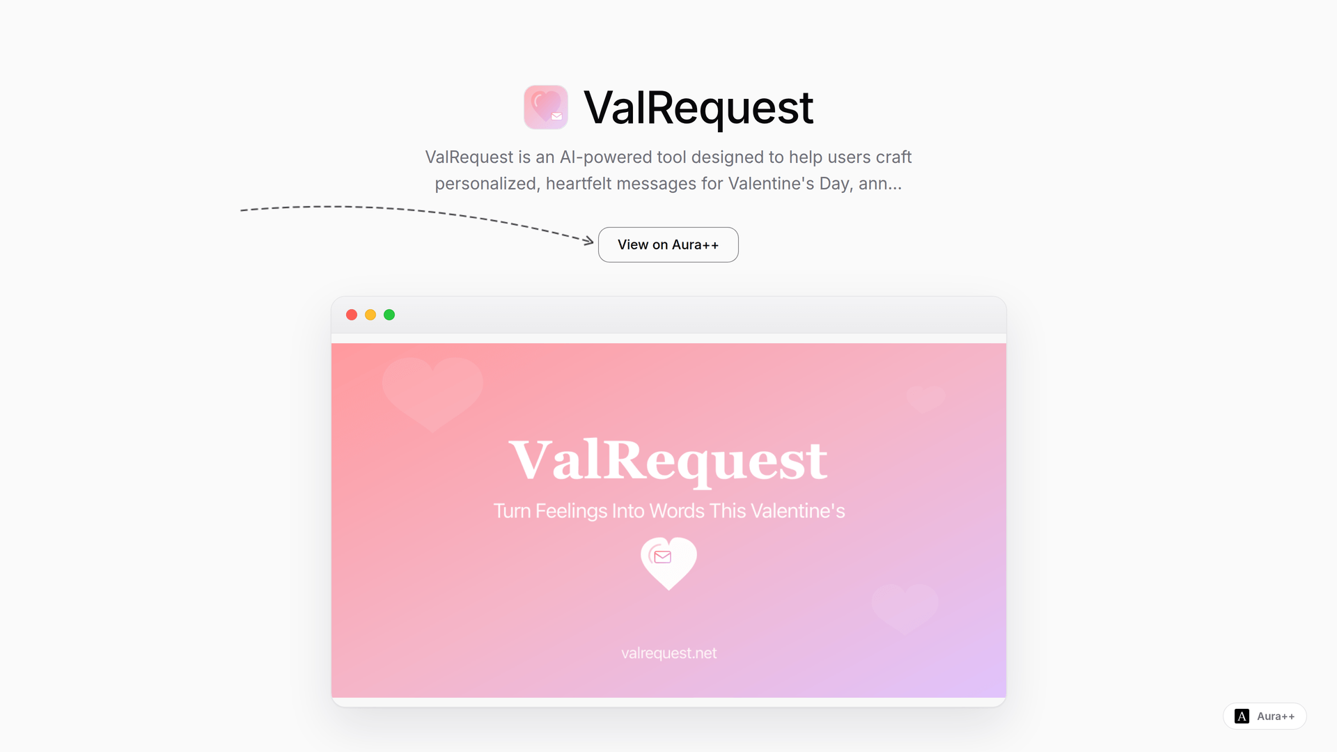 Craft Heartfelt Messages Effortlessly with ValRequest AI