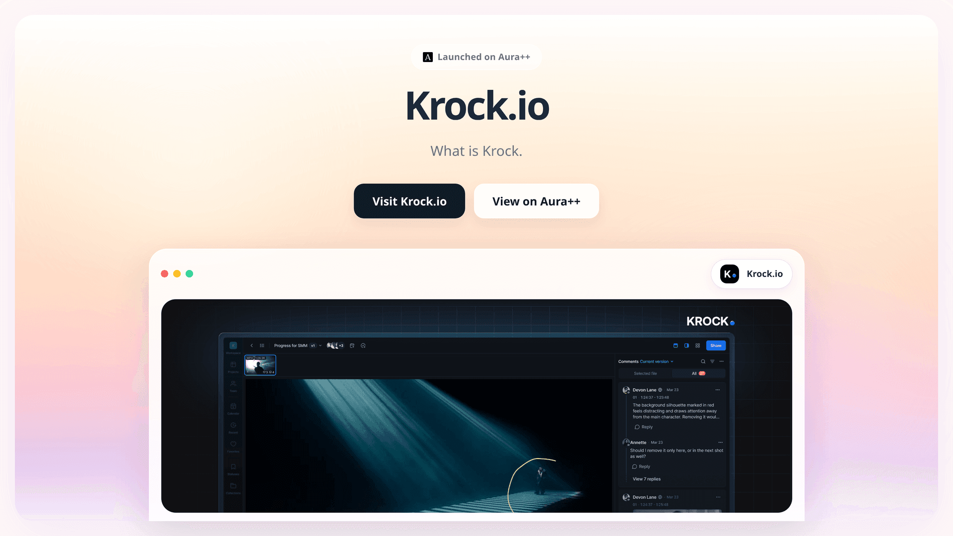 Streamline Video Collaboration with Krock.io's Review Tools