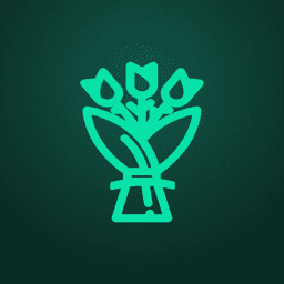 VirtFlowers startup logo on Aura++