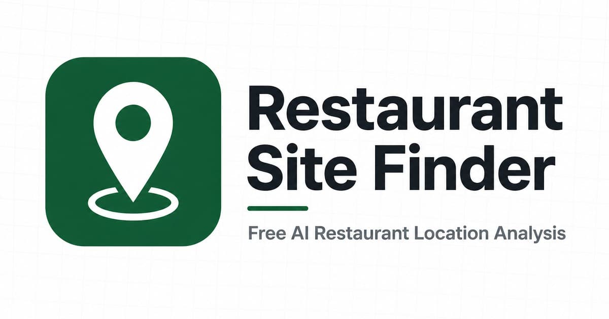 AI-Powered Restaurant Location Analysis product preview for startup listing on Aura++