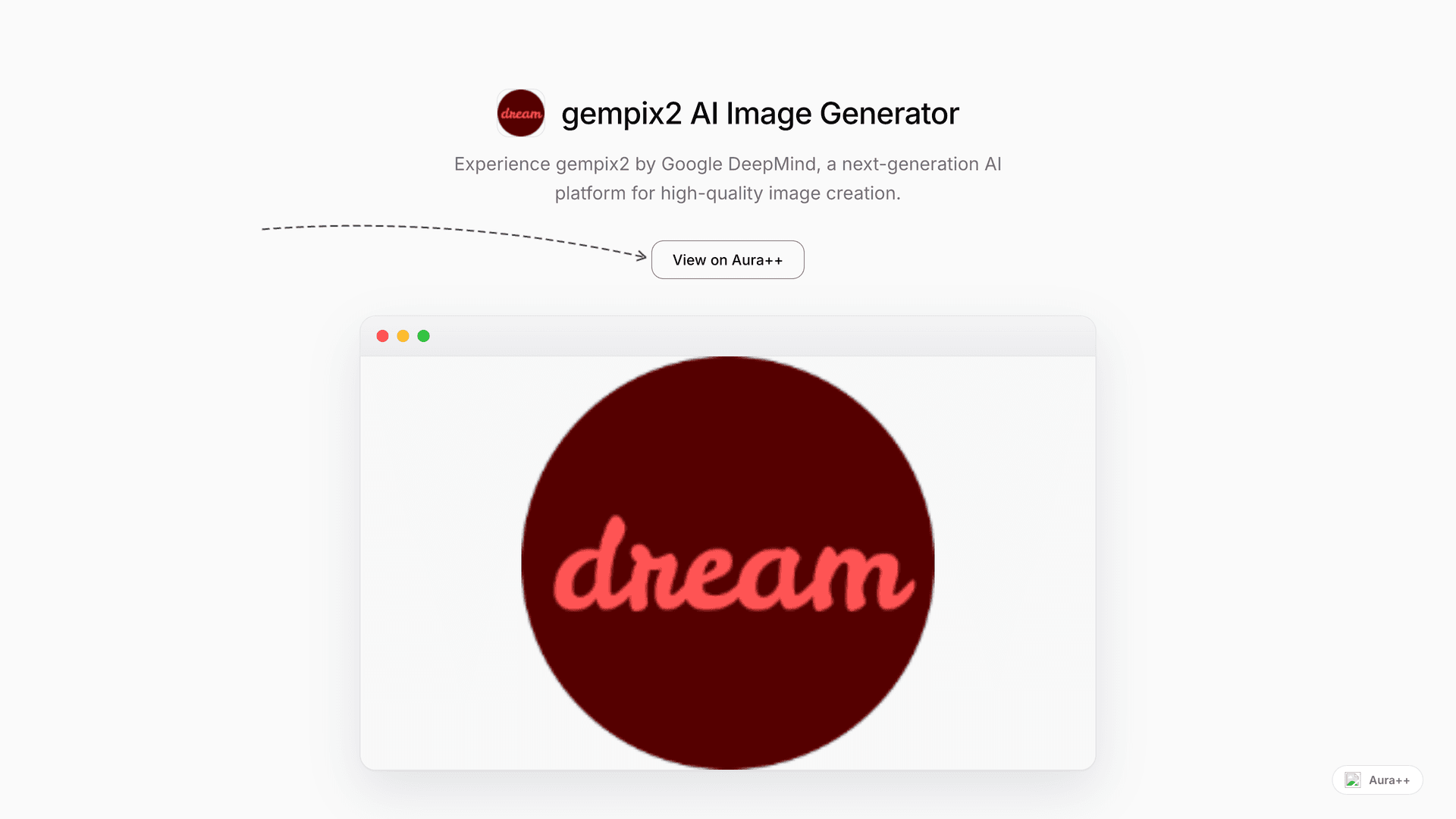 gempix2 AI Image Generator launch story featured image on Aura++