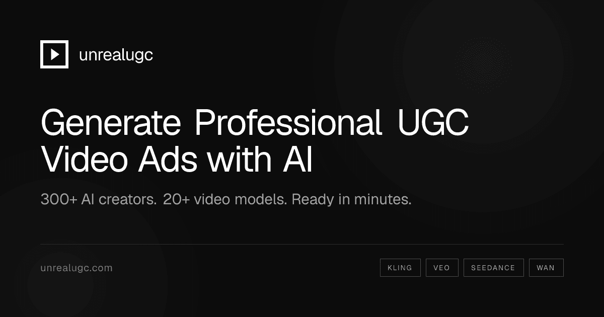 AI-Powered UGC Video Ad Generator - Product Image