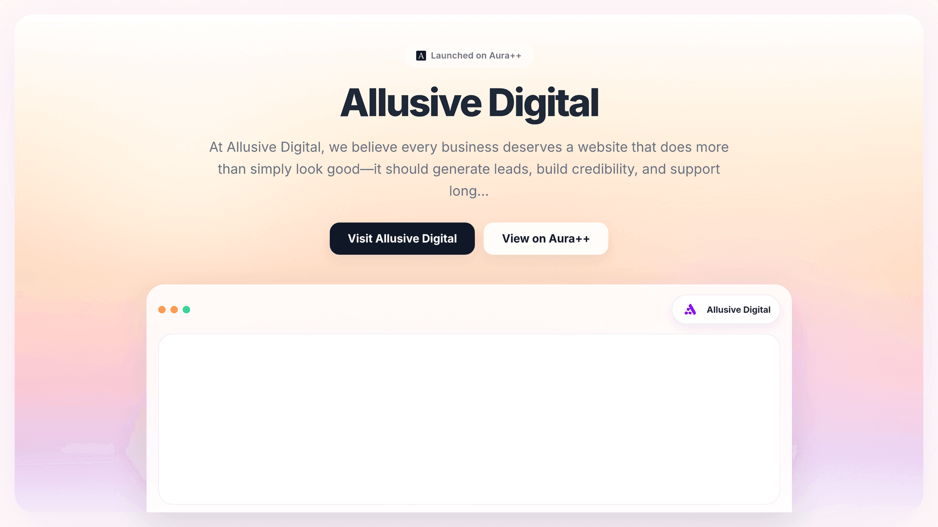 Improve Business Growth with Allusive Digital's Web Solutions