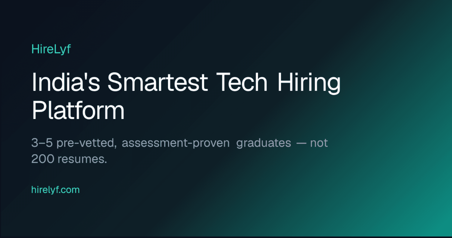 HireLyf - India's Smart Tech Hiring Platform product preview for startup listing on Aura++