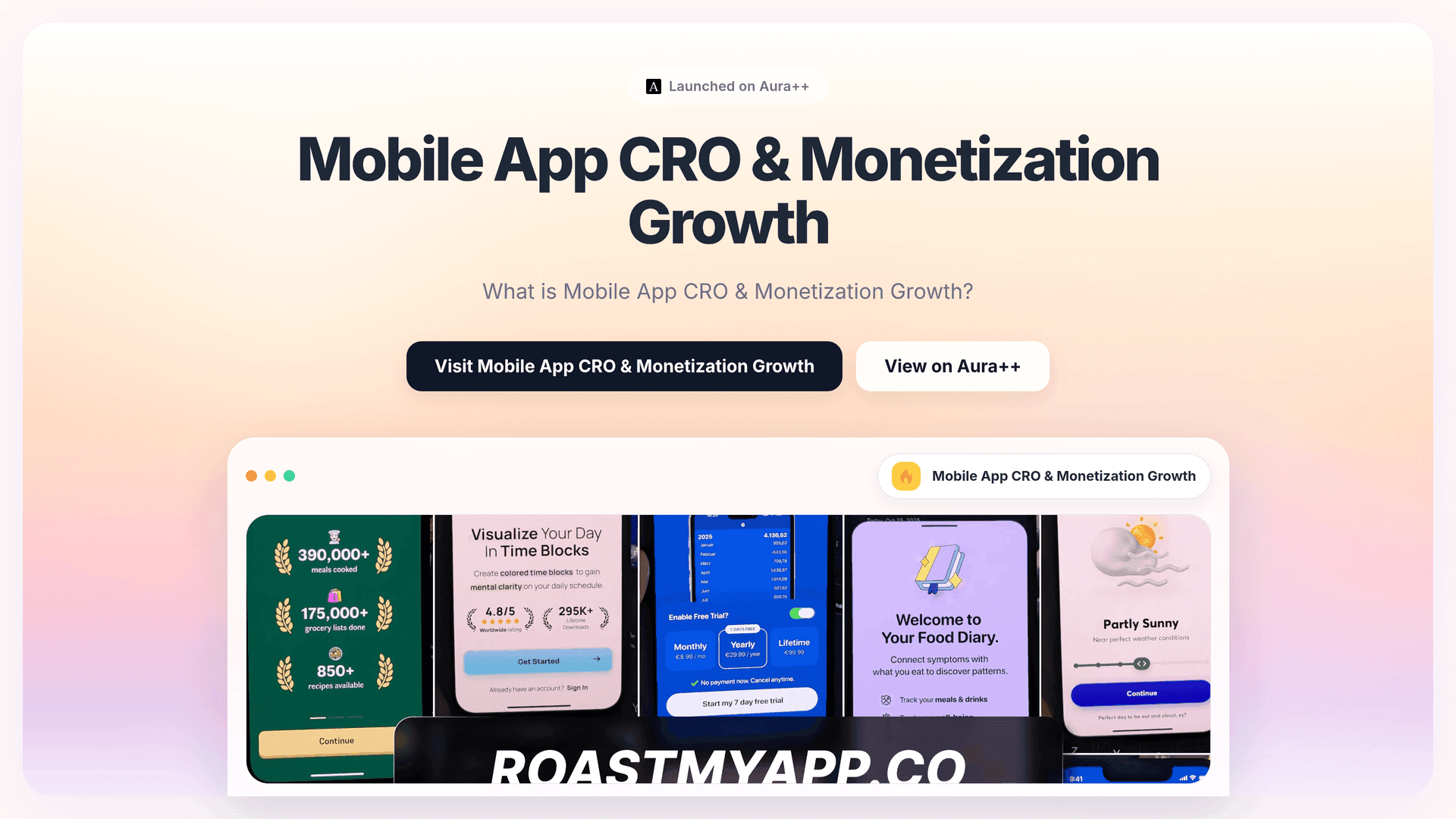 Mobile App CRO & Monetization Growth