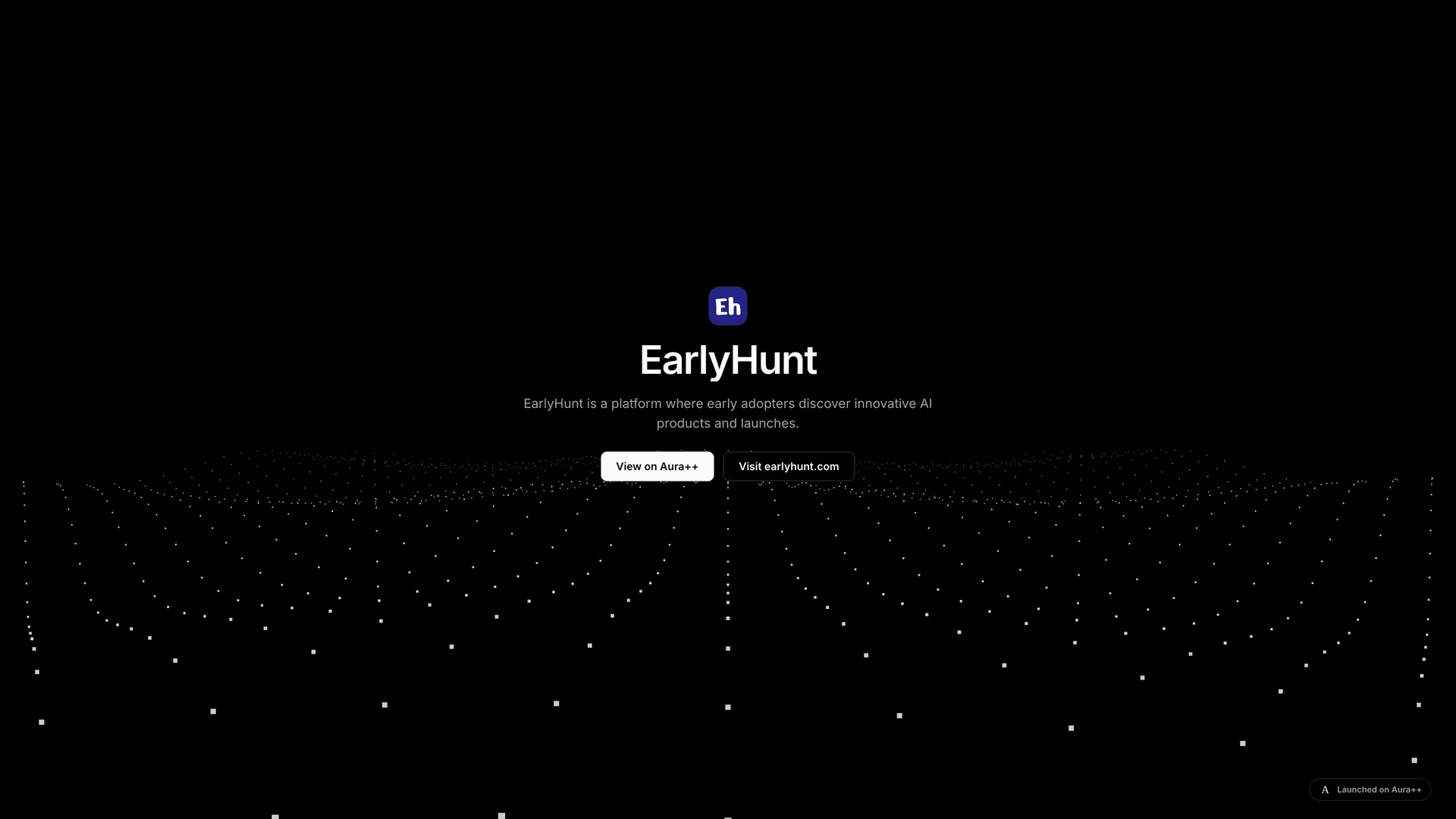 EarlyHunt - AI Weekly Launch Platform launch story featured image on Aura++