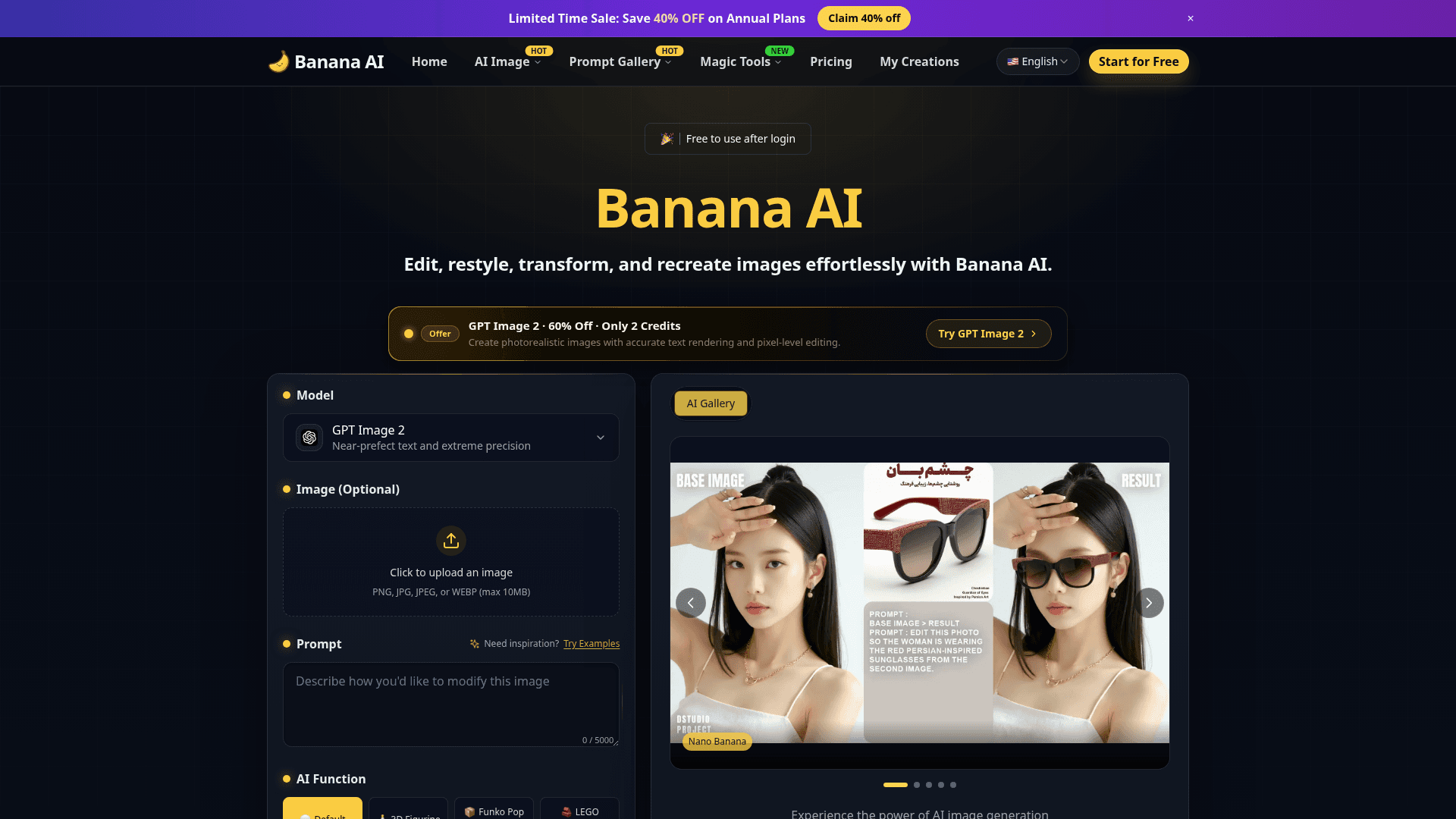 Banana AI - AI Photo Editor & Generator - Product Image