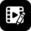 Video Editor AI startup logo on Aura++
